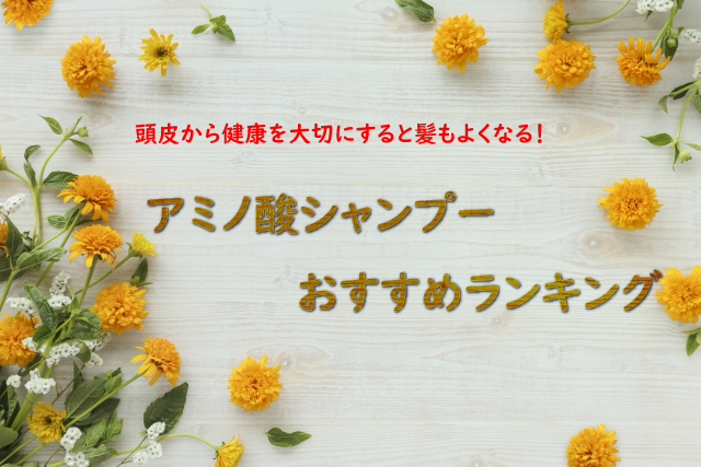 アミノ酸シャンプーおすすめランキング